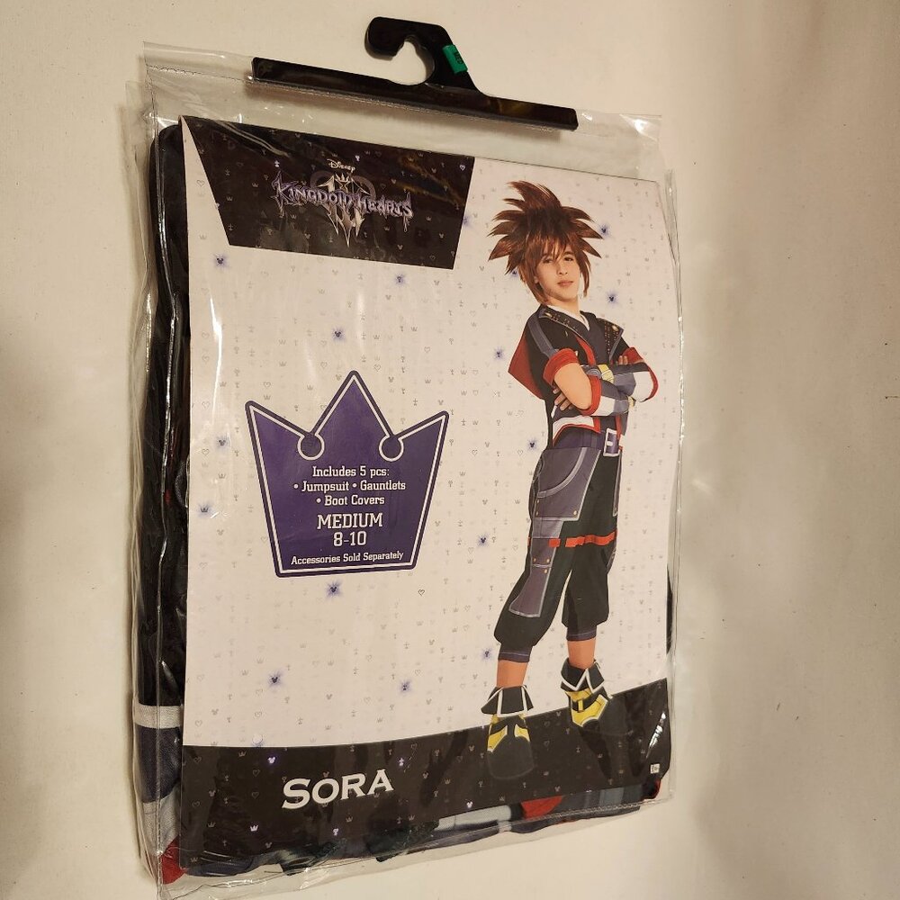Disney's Kingdom Hearts III SORA Costume Kids Size Medium 8-10 BNIP